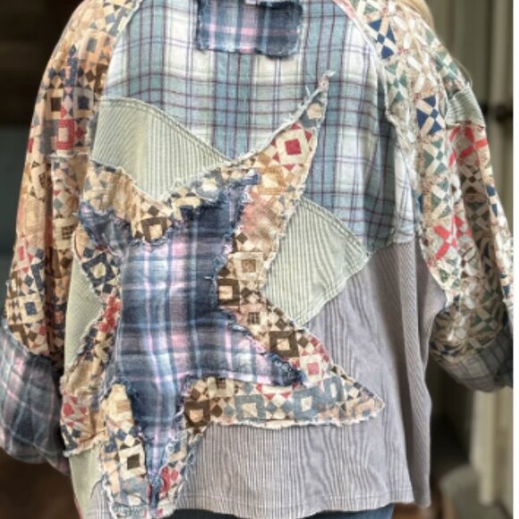 OLI & HALI PATCHWORK STAR TOP - Picture 3 of 13